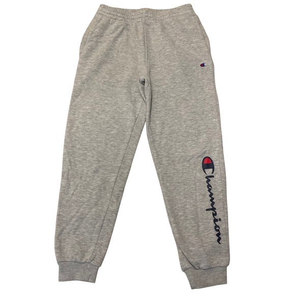 Champion Women's Gray Jogger‎ Sweatpants Athleticwear Logo Large Athleisure - Picture 1 of 12